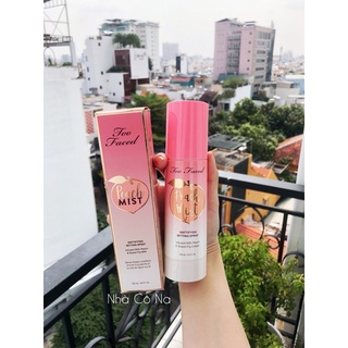Xịt khoáng giữ makeup TOO FACED Peach Mist Mattifying Setting Spray Full Size