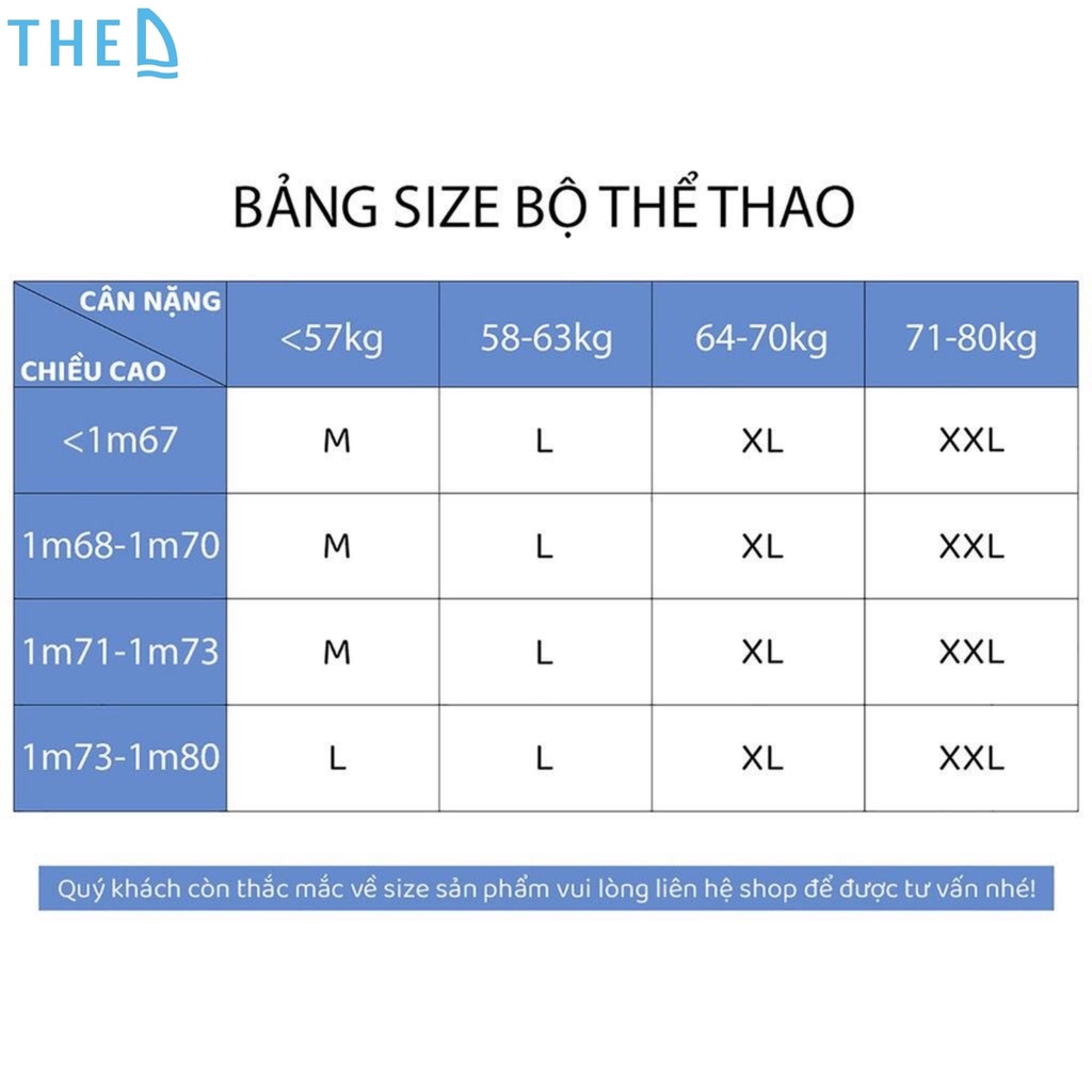 Bộ Quần Áo Thể Thao Nam The D Phong Cách Hàn Quốc Vải Thun Co Giãn 4 Chiều 2 Màu Xanh Than 2101