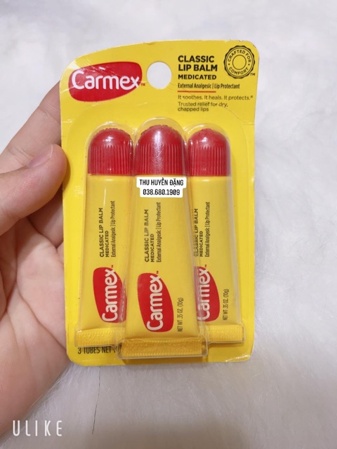 Son Dưỡng Carmex Ultra Smooth Lip Balm