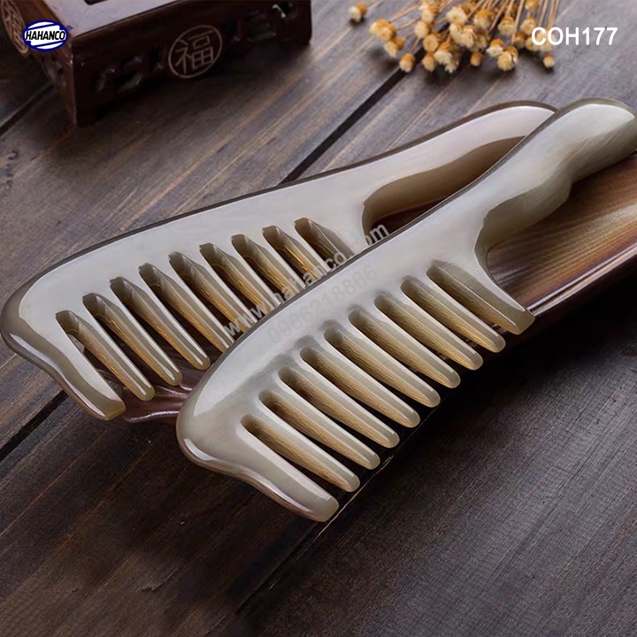 Lược sừng răng thưa xuất Nhật  Cho tất cả các loại tóc