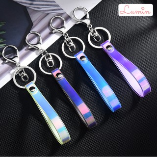 Móc khóa dây, móc chìa khóa, móc đeo túi màu bóng siêu ưng | Lumin Store