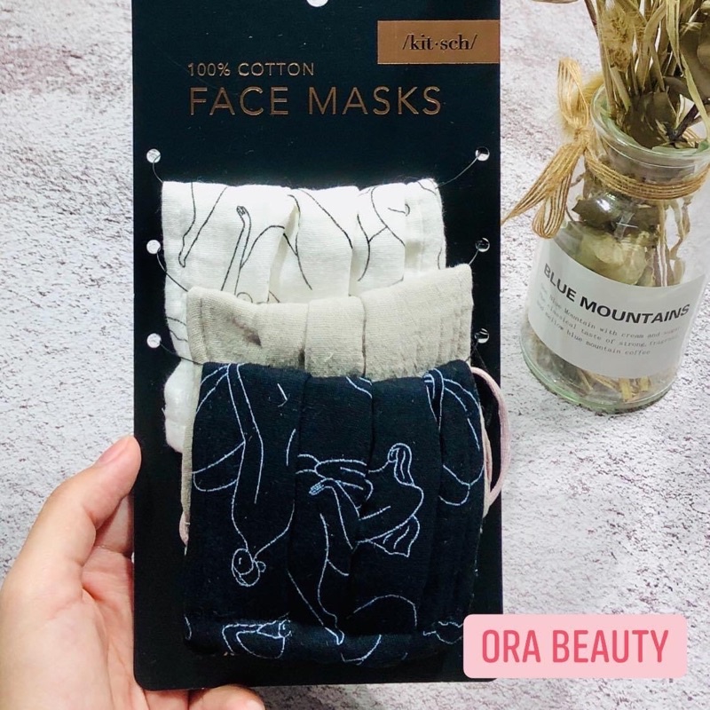 Khẩu trang vải KITSCH Cotton Face Masks