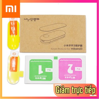Bộ 02 miếng dán màn hình Xiaomi Miband 3 Mijobs trong suốt