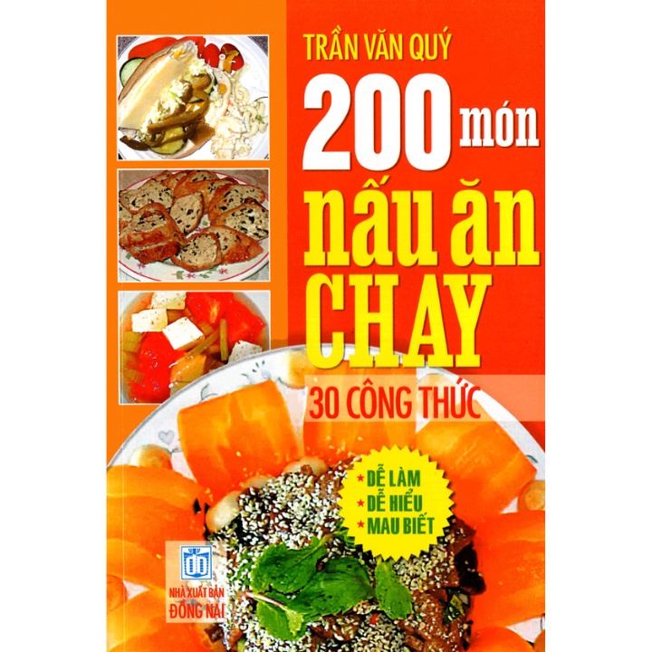 Sách - 200 Món Nấu Ăn Chay - 30 Công Thức