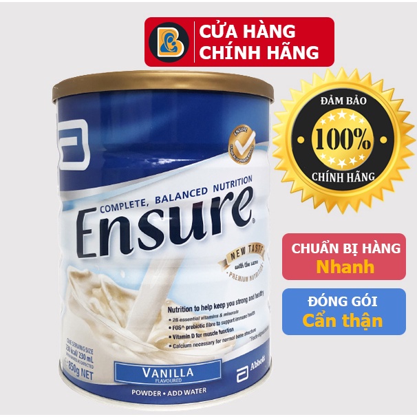 [Mã GROSALE giảm 10% đơn 150K] Sữa Ensure Úc 850g Chất lượng đảm bảo, Giá Tốt