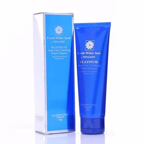 Sữa Rửa Mặt Dành Cho Da Mụn Tenamyd Platinum Acne Care Clarifying Foam Cleanser 120g