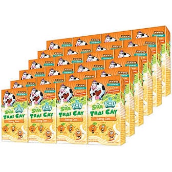 Thùng 48 hộp 110ml sữa trái cây KUN CAM