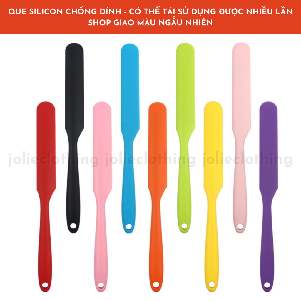 Que silicon chống dính, que phết sáp wax lông silicon có thể tái sử dụng nhiều lần