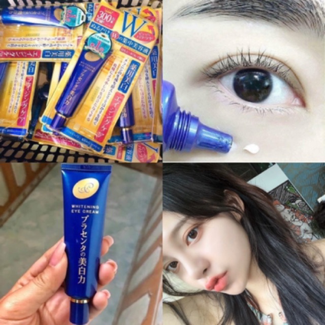 Kem mắt chống lão hoá Meishoku Whitening Eye Cream
