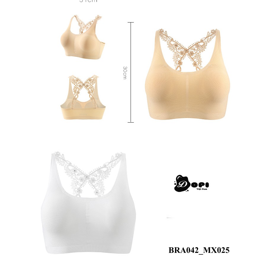 (MX25) Áo bralette áo ngực thể thao bra cánh bướm không gọng KASHALI