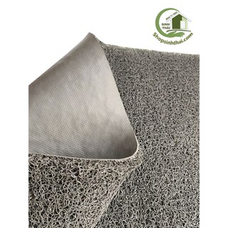 Thảm nhựa rối sợi mì tôm - thảm rối surem lót sàn chống trơn trượt màu xám - [ 50cm x khổ 1,2m ]