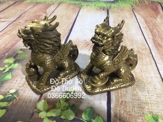 Bộ đôi kỳ lân ngồi