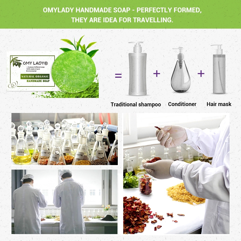 [Hàng mới về] Xà phòng gội đầu tự nhiên làm sáng vùng da tối màu cao cấp cho nữ