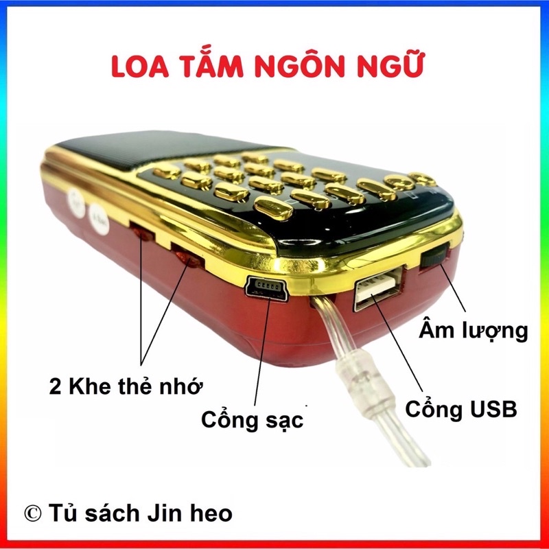 Loa tắm ngôn ngữ, Loa học tiếng anh cho bé