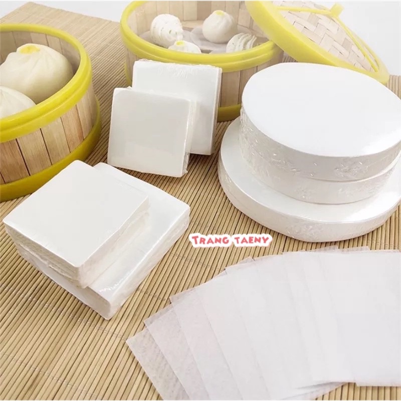 500 tờ giấy nến lót bánh bao, dimsum