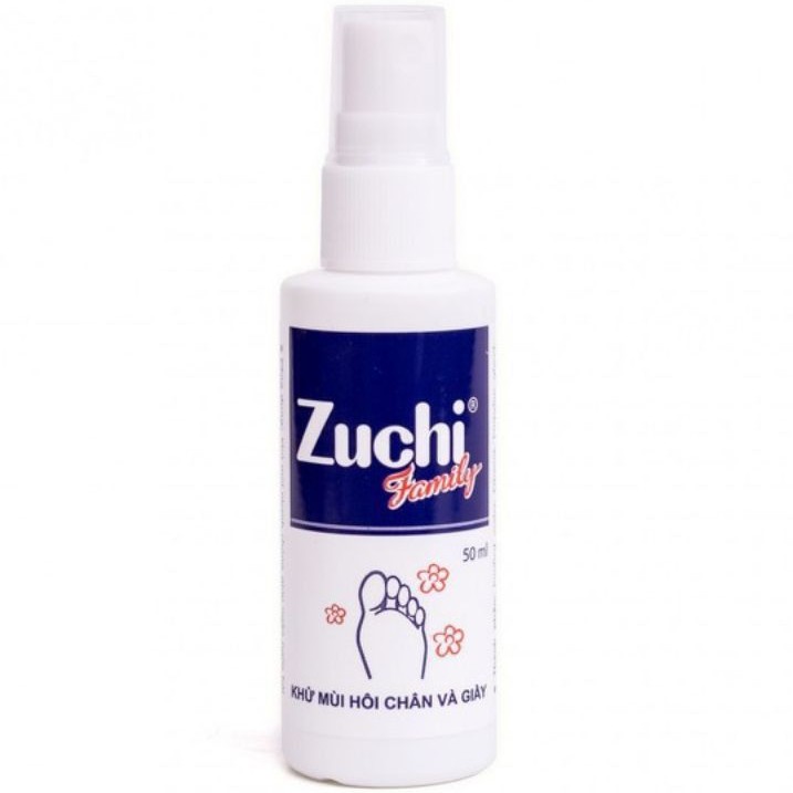 (50ml) Xịt khử mùi hôi chân và giày Zuchi Family