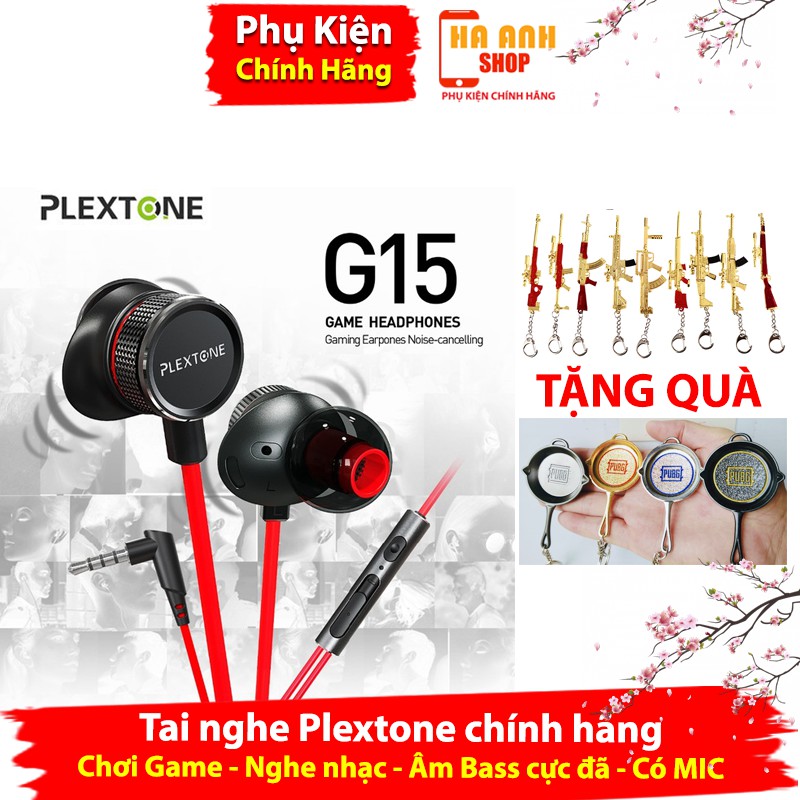 Tai nghe Plextone G15 chuyên Game có MIC ( tặng móc khóa pubg)