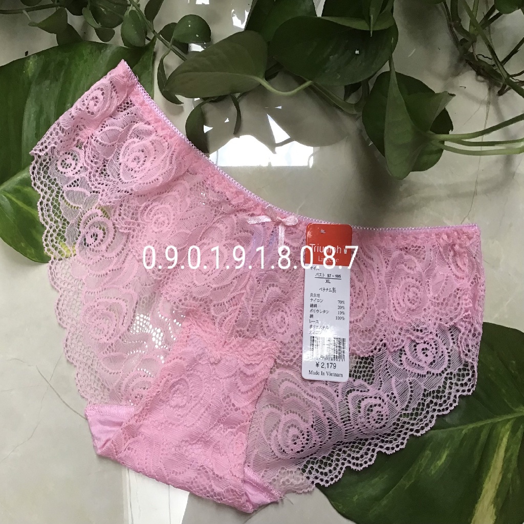 SET 10 QUẦN LÓT NỮ CAO CẤP REN HOA HỒNG QUYẾN RŨ MARKETONLINE68