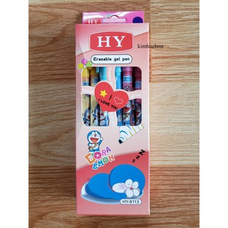 Viết Gel xóa Doraemon (12 cây/hộp) - 8113 (mực tím)