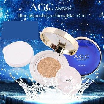 Phấn nước Diamond AGC Xanh kèm lõi sơ cua