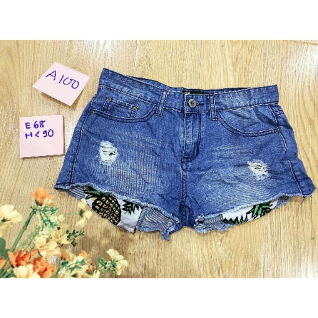 Quần short rách nhẹ - phối túi trong độc đáo. A100