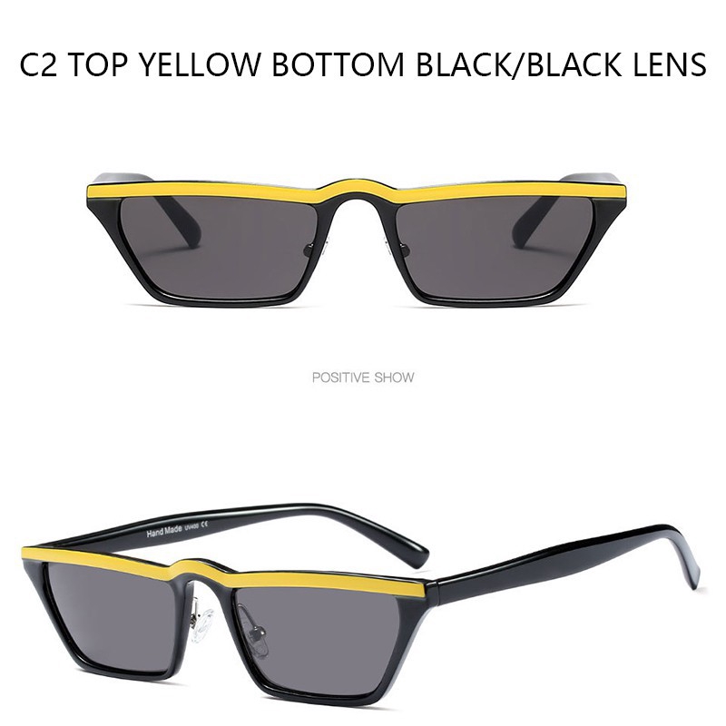 Kính mát thời trang gọng chữ nhật thiết kế độc đáo