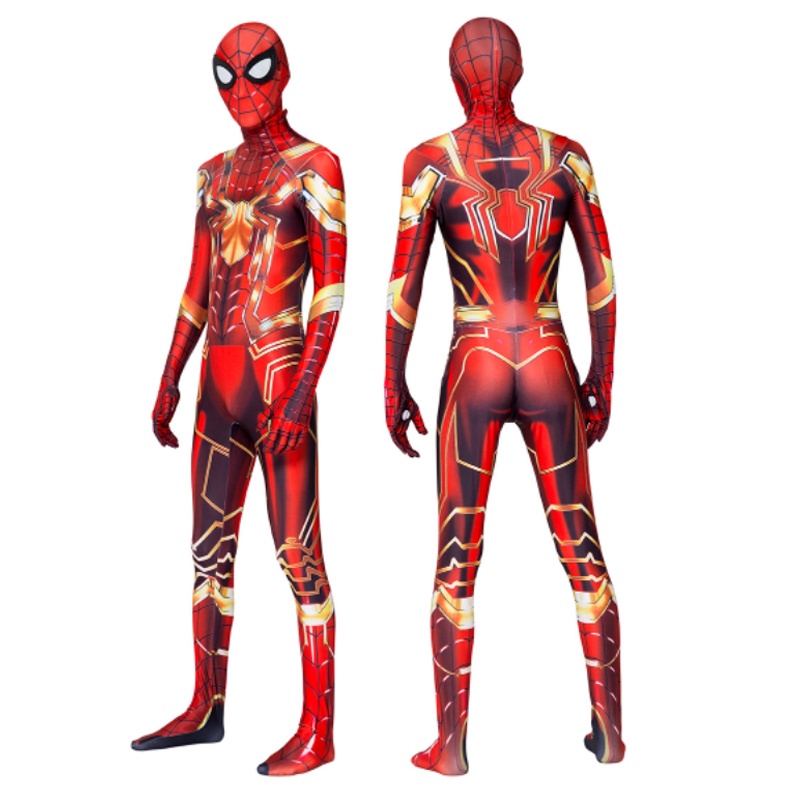 Bộ Áo Liền Quần Hóa Trang Peter Parker Zentai Hình Người Nhện Bằng Sắt Hóa Trang Halloween Cho Người Lớn Và Trẻ Em