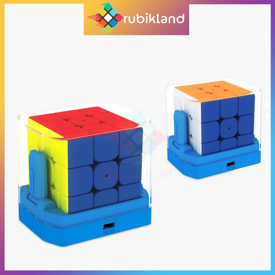 Rubik MoYu WeiLong AI 3x3 Smart Cube Rubic Bluetooth Đồ Chơi Trí Tuệ