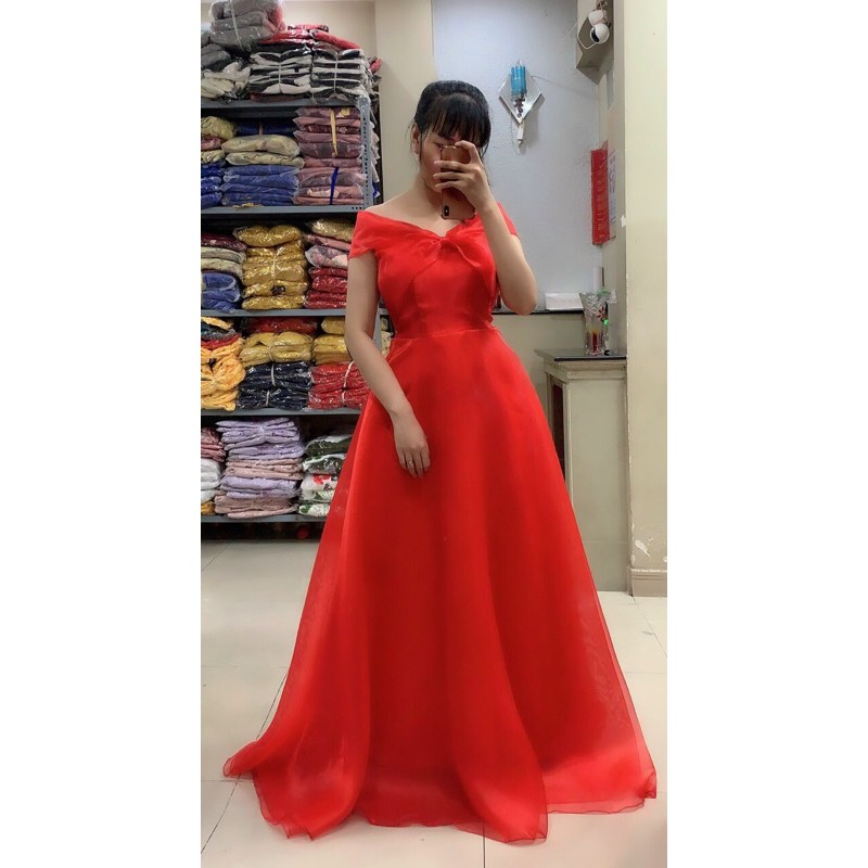 ĐẦM BẸT NƠ VAI XINH XẮN DÀI THƯỚT THA ( ảnh thật 1000% )