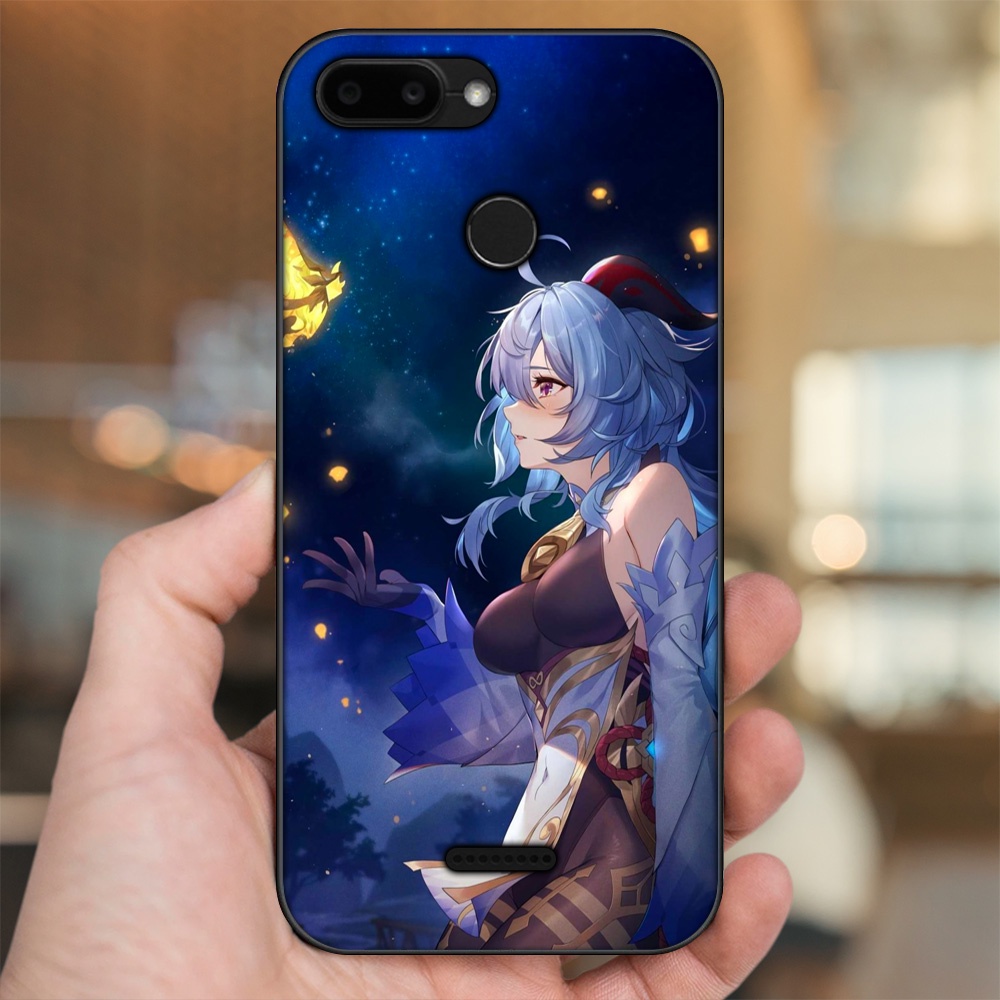 Ốp lưng Xiaomi Redmi 6 viền đen in hình Ganyu Genshin Impact