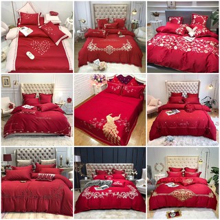 Bộ chăn ga gối lụa cưới đẳng cấp. Hơn 50 mẫu