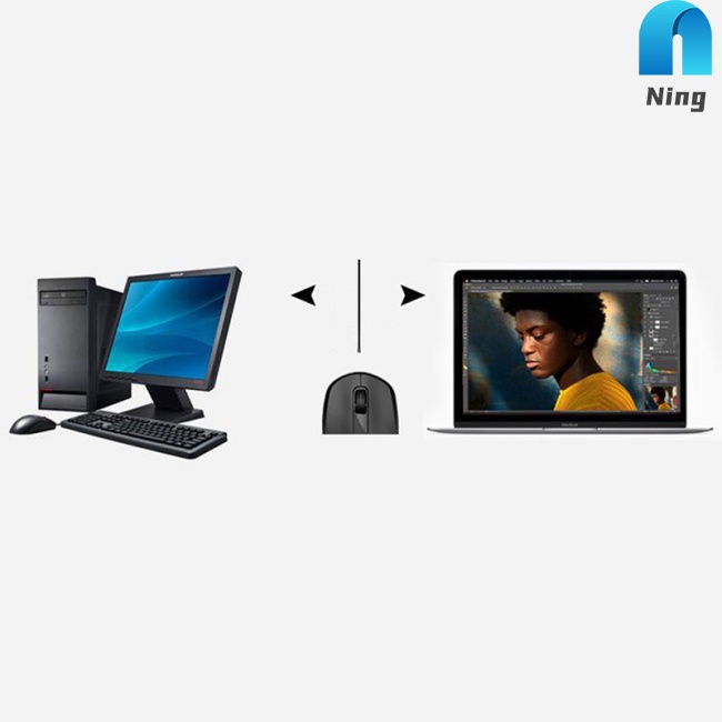 Chuột Bluetooth Không Dây Hai Chế Độ Yên Tĩnh Cho Máy Tính