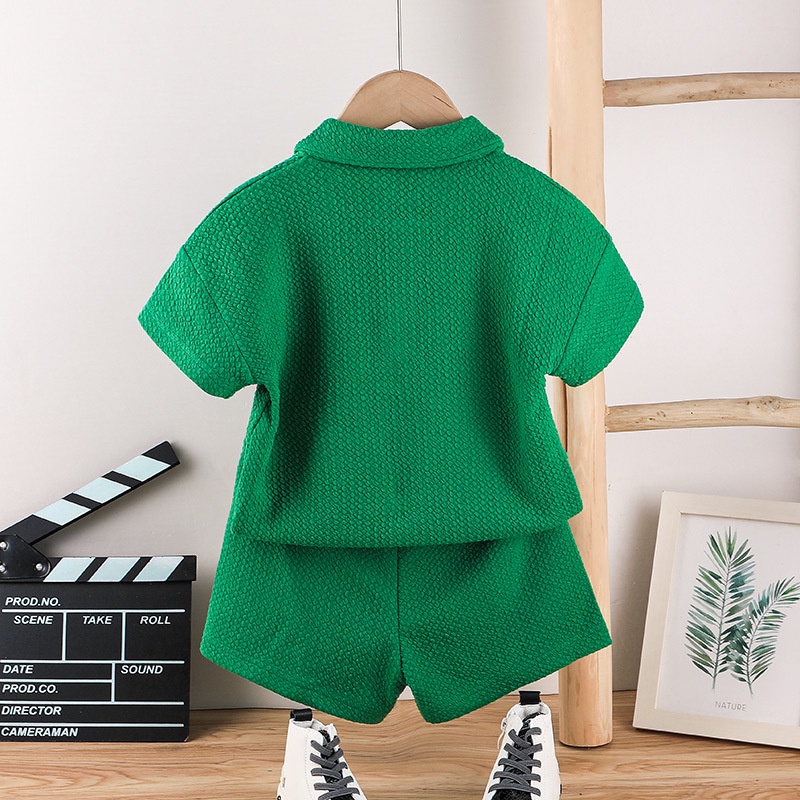Combo bộ đồ bé trai 4 đến 7 tuổi tay ngắn áo polo quần đùi set mùa hè thời trang cho bé trẻ em