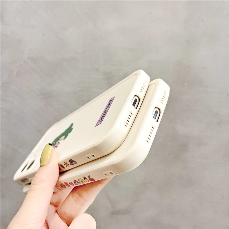 Ốp lưng iphone T-Rex happy cạnh vuông in hình viền 5/5s/6/6plus/6s/6splus/7/7plus/8/8plus/x/xs/11/12/pro/max/plus/promax | BigBuy360 - bigbuy360.vn
