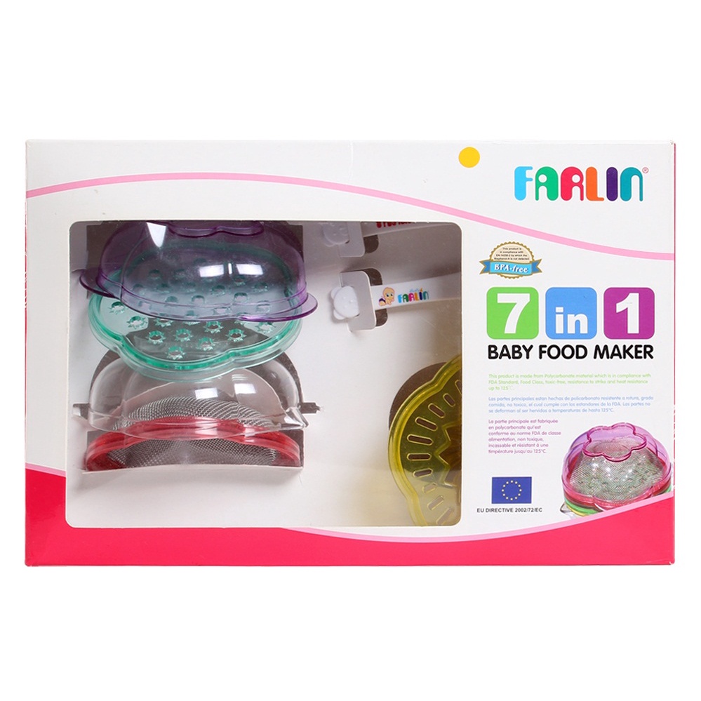 Bộ Dụng Cụ Chế Biến Ăn Dặm Kiểu Nhật Farlin PER245 ( Gồm 7 Chi Tiết )