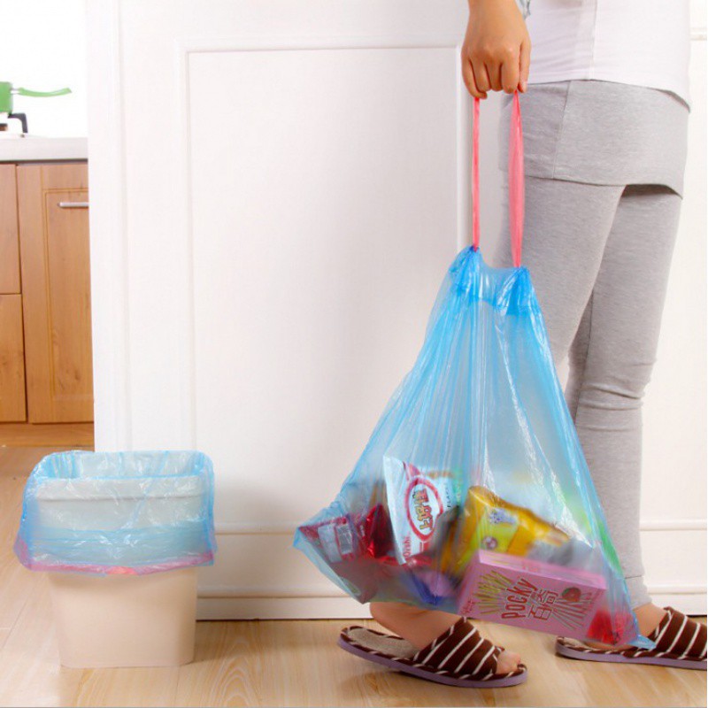 Túi Đựng Rác Sinh Học Có Dây Rút Size Tiểu 45*55cm