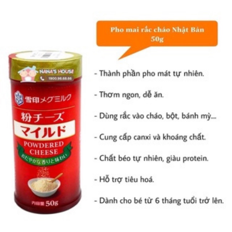 Phomai Rắc Nhật Meg 50G Cho Bé Ăn Dặm Rắc Cơm Rắc Cháo Bổ Sung Canxi Hỗ Trợ Tiêu Hóa Cho Bé Từ 6 Tháng Tuổi