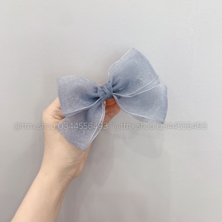 Kẹp nơ voan tiểu thư