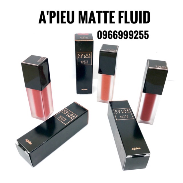 (MÀU MỚI RA) Apieu Color Lip Stain 