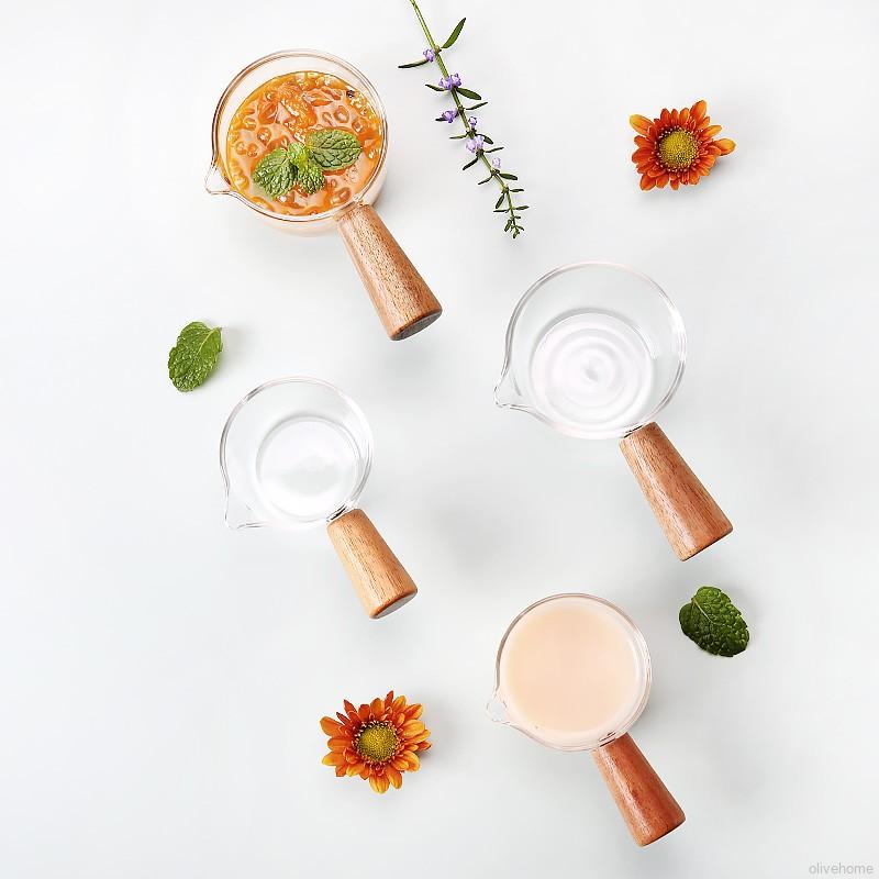 Cốc thủy tinh đựng nước chấm có tay cầm tiện lợi đa năng