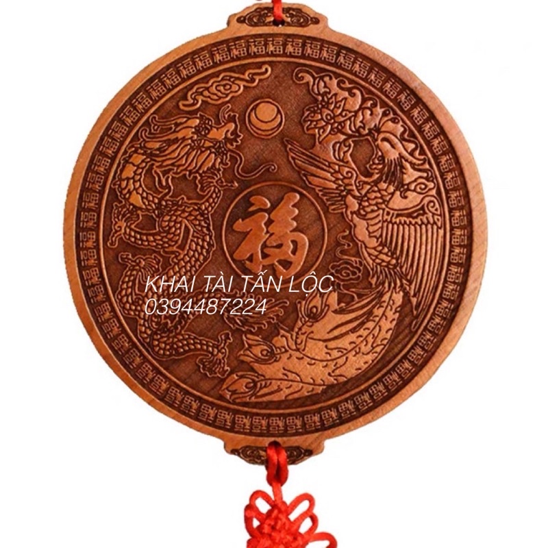 Gương Long phụng trình tường và chữ Phúc cắt đào hoa kiếp