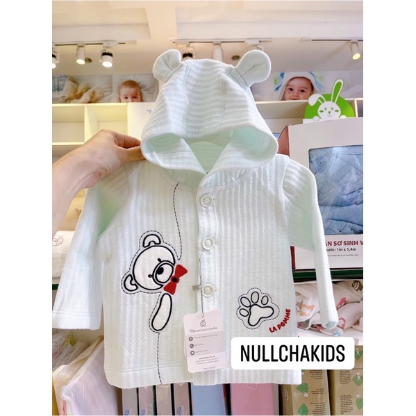 LA POMME chính hãng - Áo khoác hình gấu cho bé