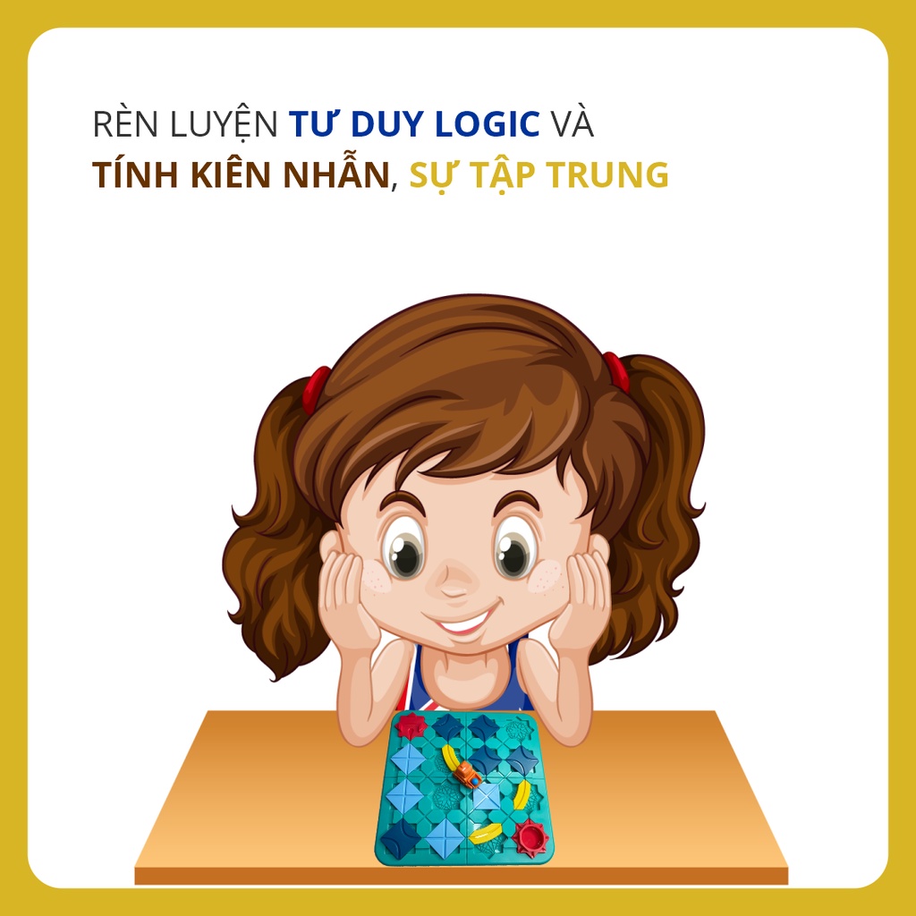 Đồ chơi giải mã mê cung Cutis, giúp bé phát triển trí thông minh với nhiều thử thách, phù hợp cho bé từ 3 tuổi