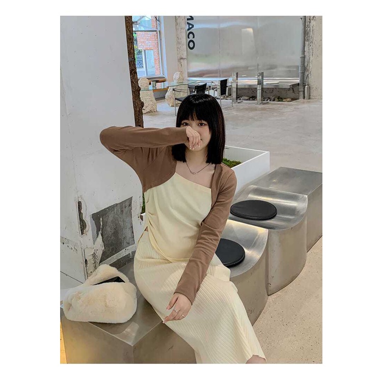 Áo Thun Dài Tay Dáng Rộng Thiết Kế Bất Đối Xứng JL-TX-533