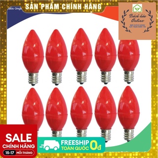 Bộ 10 bóng led ớt thờ 4 màu- lep store