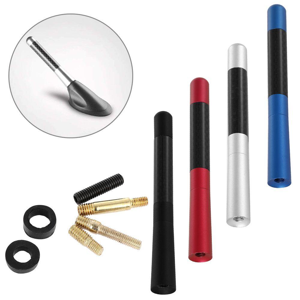 Ăng Ten Thu Sóng Radio AM/FM Bằng Nhôm Sợi Carbon Nhiều Màu Sắc Cho Xe Hơi