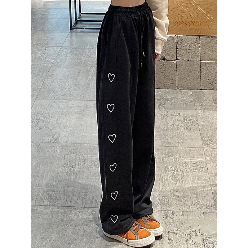 NRVP Quần Thể Thao Dài Dáng Rộng Phong Cách Thời Trang Hàn Quốc