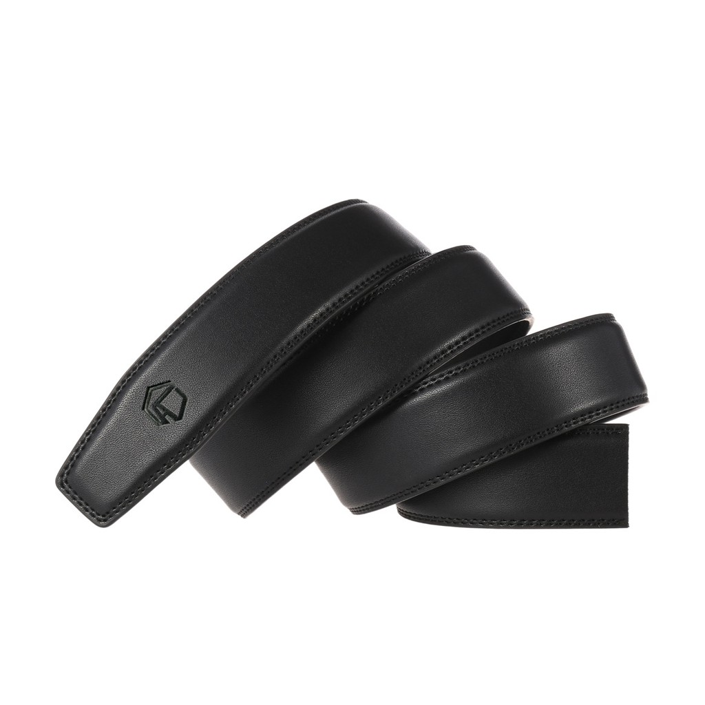 Thắt lưng nam da thật không đầu khóa Anh Tho Leather - Đen