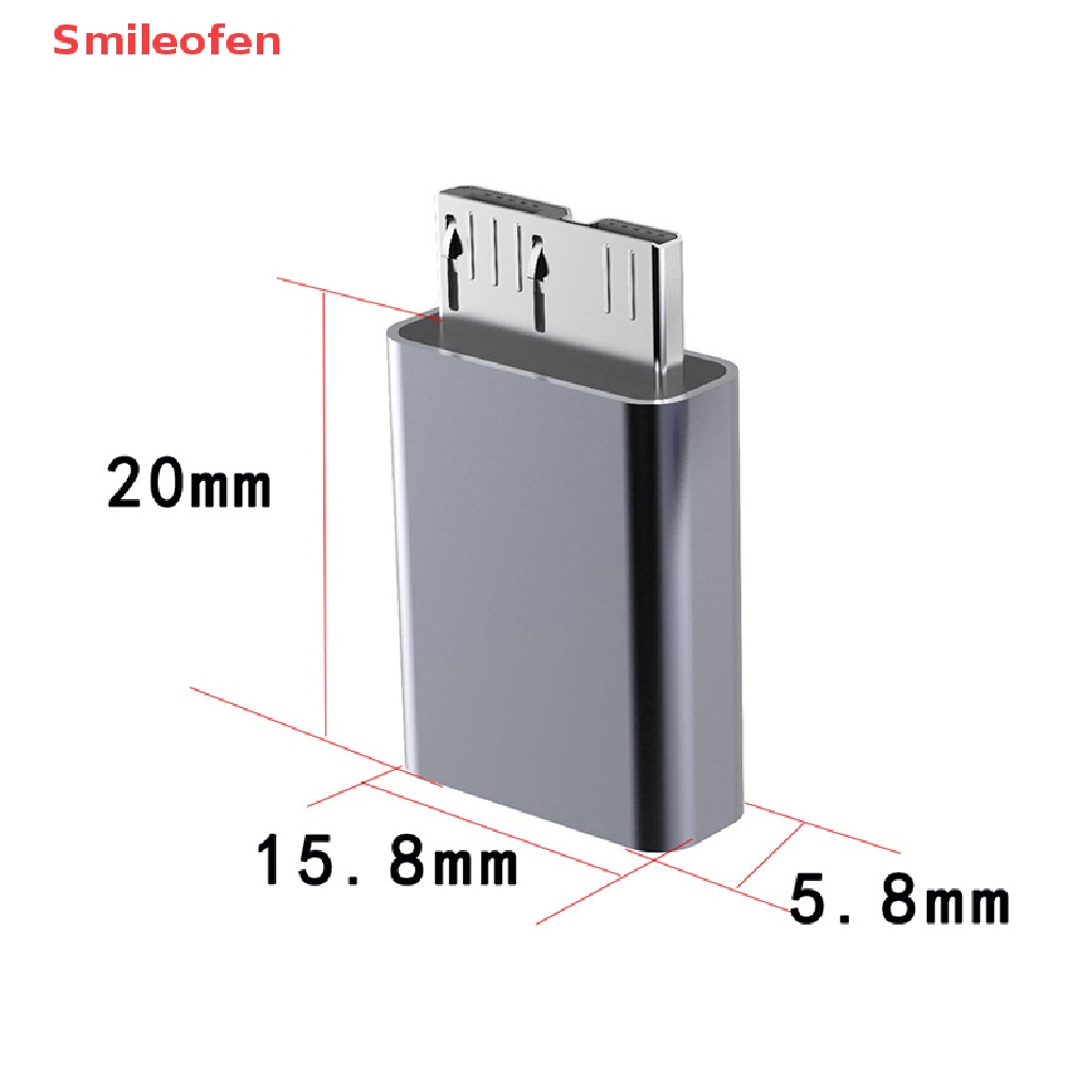 Đầu Nối Chuyển Đổi Type C Sang USB 3.0 Micro B Chuyên Dụng Chất Lượng Cao