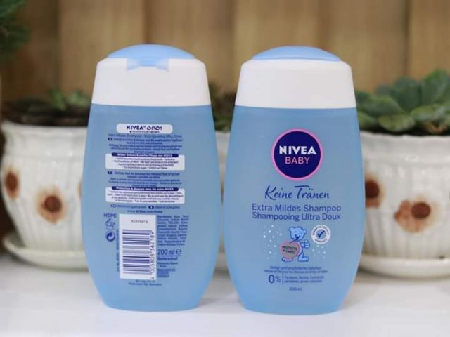 Dầu gội cho bé Nivea Baby từ sơ sinh 200ml nội địa Đức